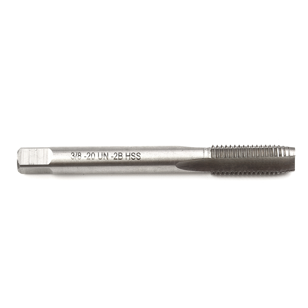 Pipe Threading Machine - 2個入り HSS 3/8-20 ストレートフルート マシンタップ 右ねじ