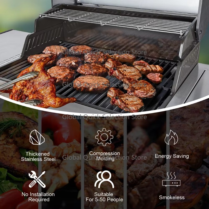 Heavy Equipment Business - 業務用無煙ガスBBQグリル、業務用バーベキュー機器