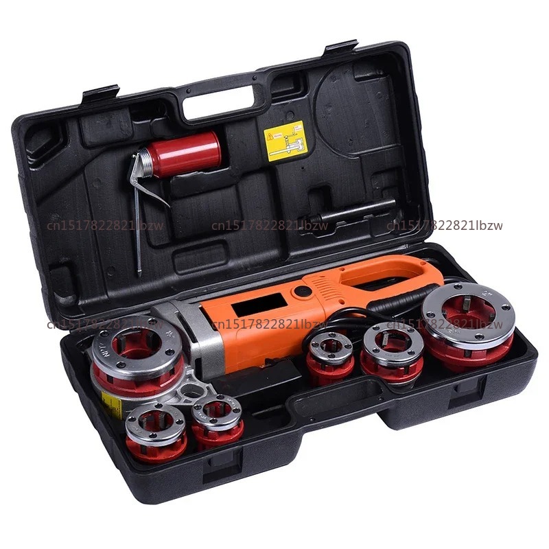 Pipe Threading Machine - 2300W/2000W ポータブルハンドヘルド電動ねじ切り機 電動パイプねじ切り機 亜鉛メッキパイプねじ切り機 220V