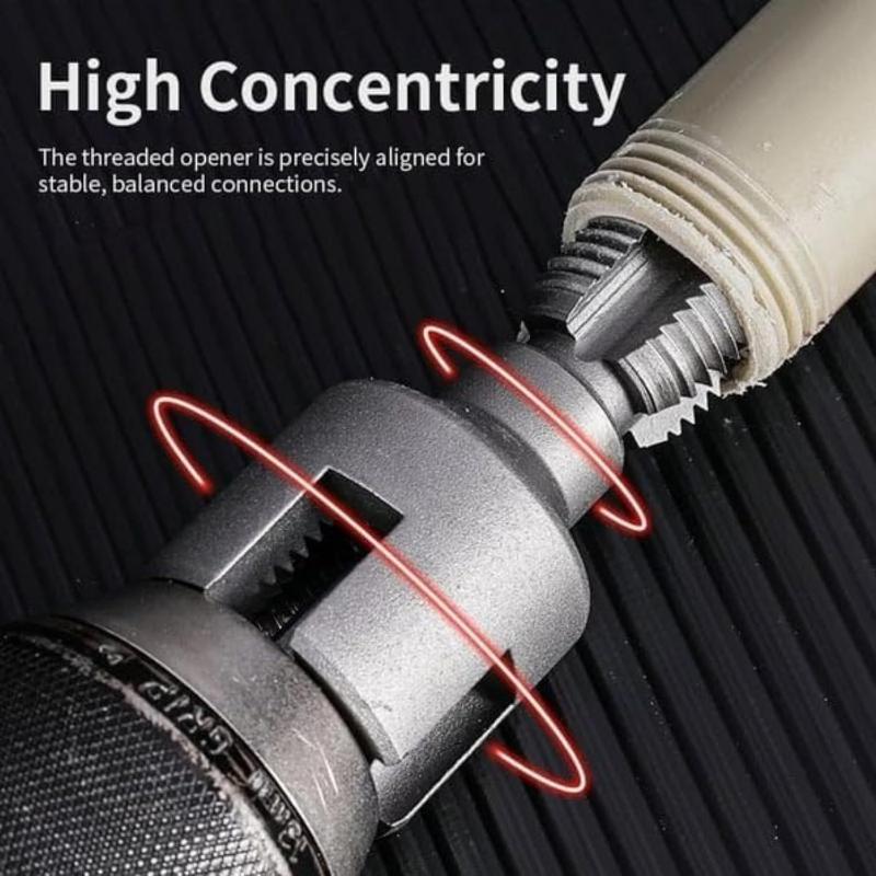 1セットパイプねじ切り工具一体型内外管ねじ切り工具電動ドリル - Pipe Threading Machine のレビューと価格