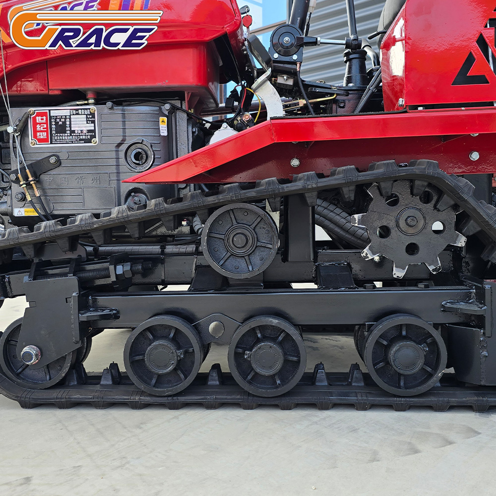 ミニクローラートラクターをロータリー耕うん機、溝掘り機、バッ - Mini Bulldozer Attachments のレビューと価格