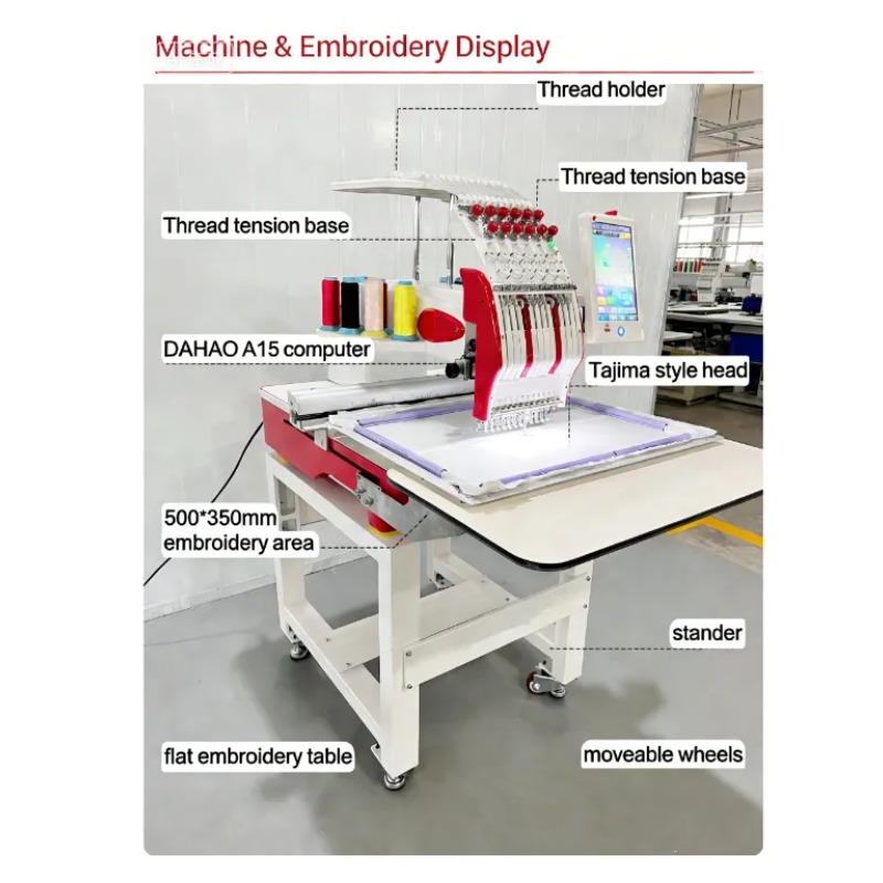 業務用高速刺繍機 マルチヘッド 2/4/6/8ヘッド ヘビー - Heavy Equipment Business のレビューと価格