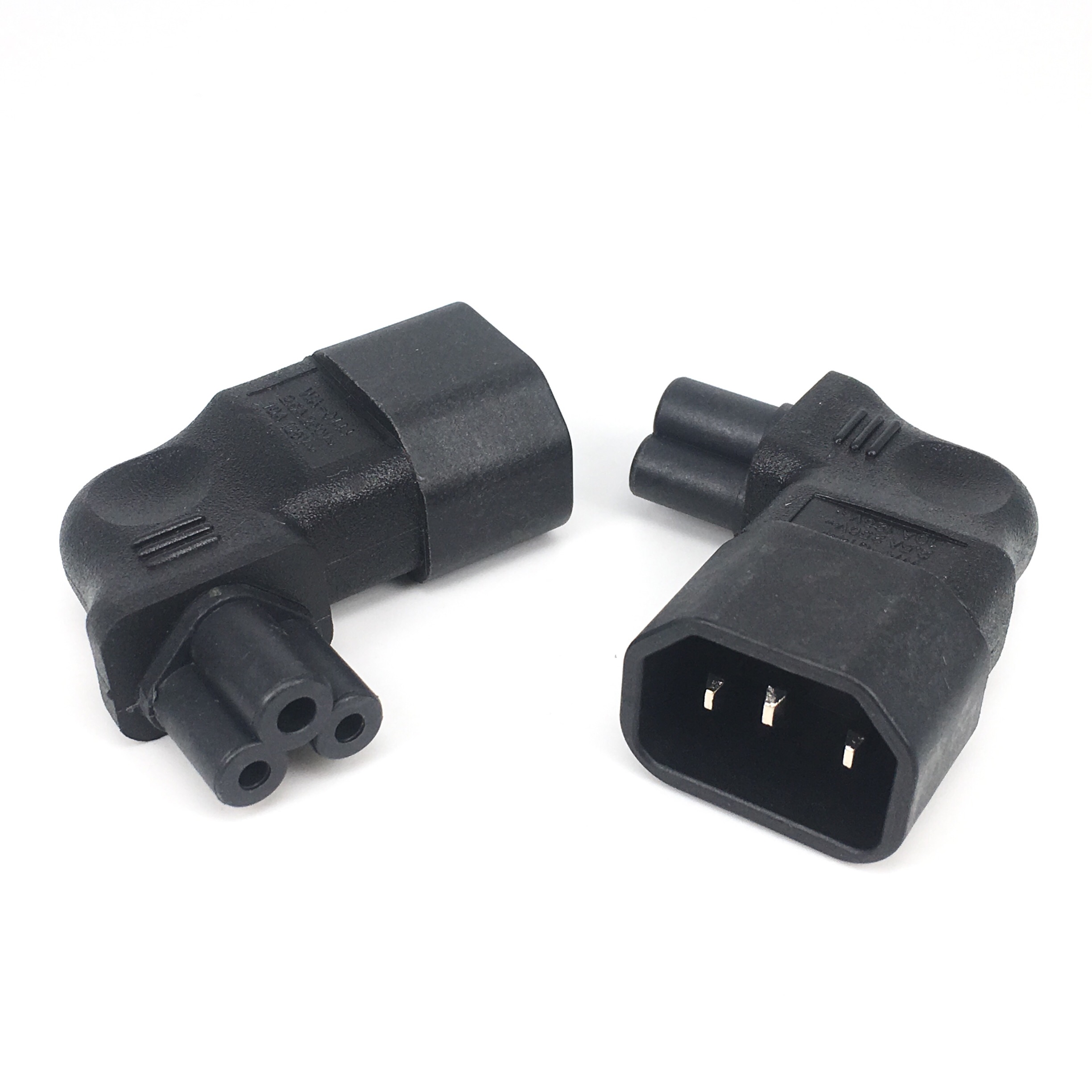 IEC 320 C14 に C5 電源アダプタ左右角度 10 - Heavy Equipment License のレビューと価格