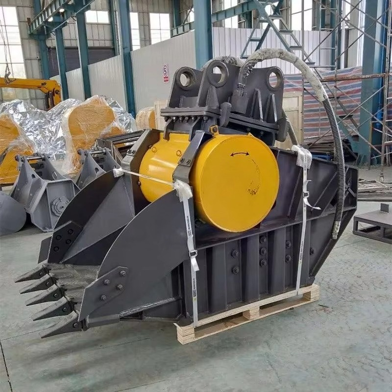 掘削機用ジョークラッシャーバケット 油圧式コンクリート・岩石 - Heavy Equipment With Bucket のレビューと価格