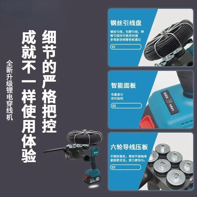 コードレス電動ねじ切り機、自動送り機能付き、21Vリチウム電 - Pipe Threading Machine のレビューと価格