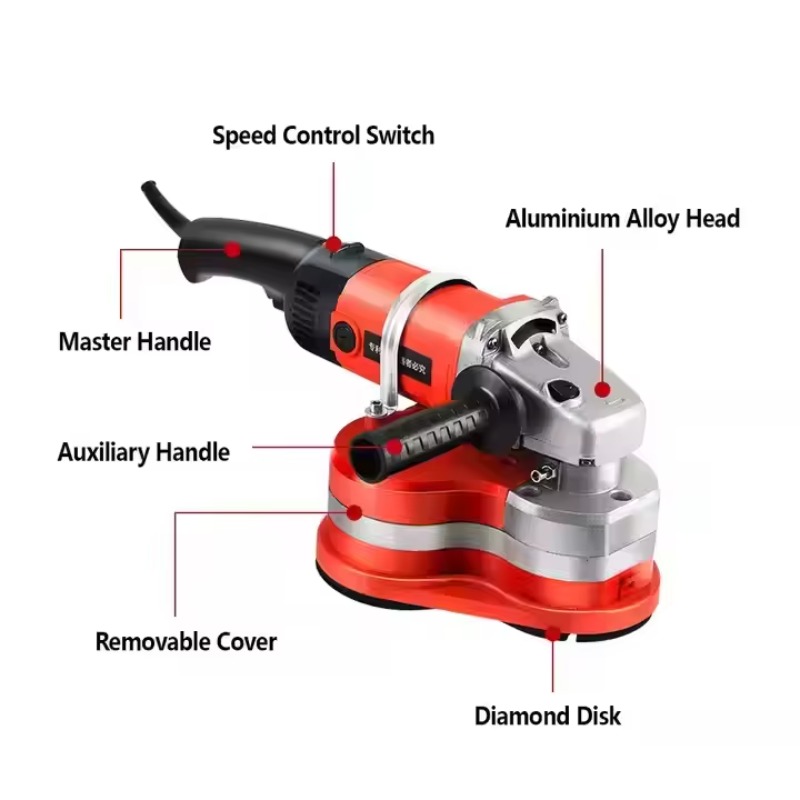 粉塵の出ないコンクリート舗装研磨機（床研磨、粗研磨、硬質表面 - Floor Grinding Machine のレビューと価格