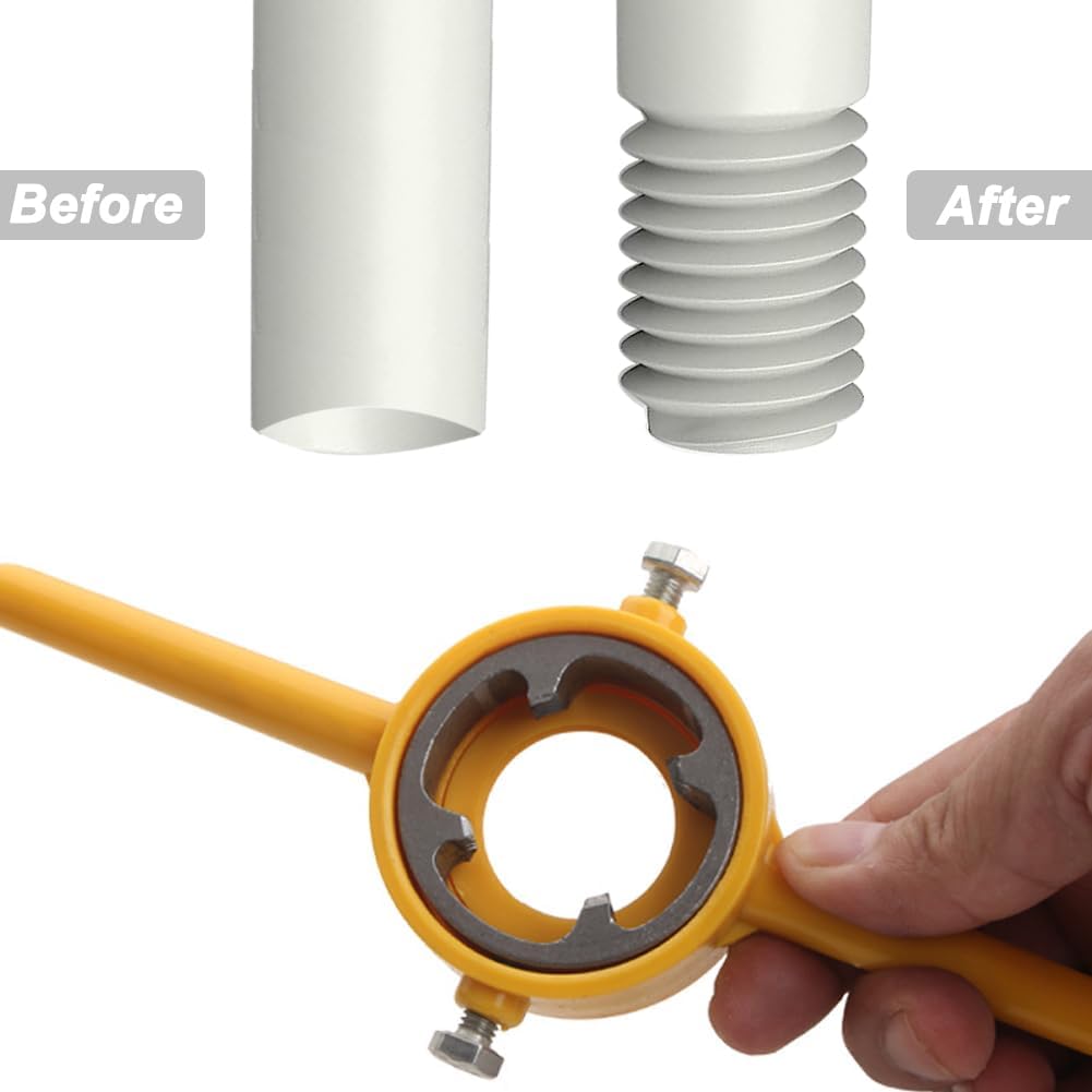 6 個 PVC プラスチック水道管ねじ切り器 NPT ねじタ - Pipe Threading Machine のレビューと価格