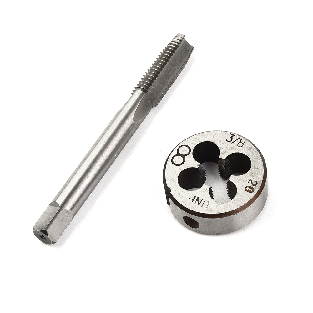 2個入り HSS 3/8-20 ストレートフルート マシンタ - Pipe Threading Machine のレビューと価格