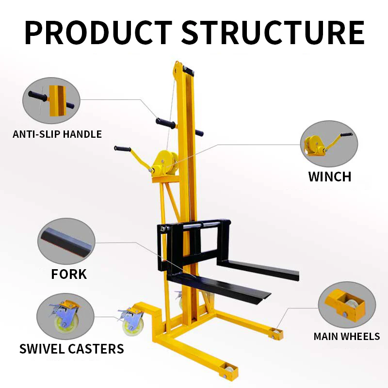 手動パレットジャッキ、ポータブルハンドクランクリフトトラック - Hand Pallet Truck のレビューと価格