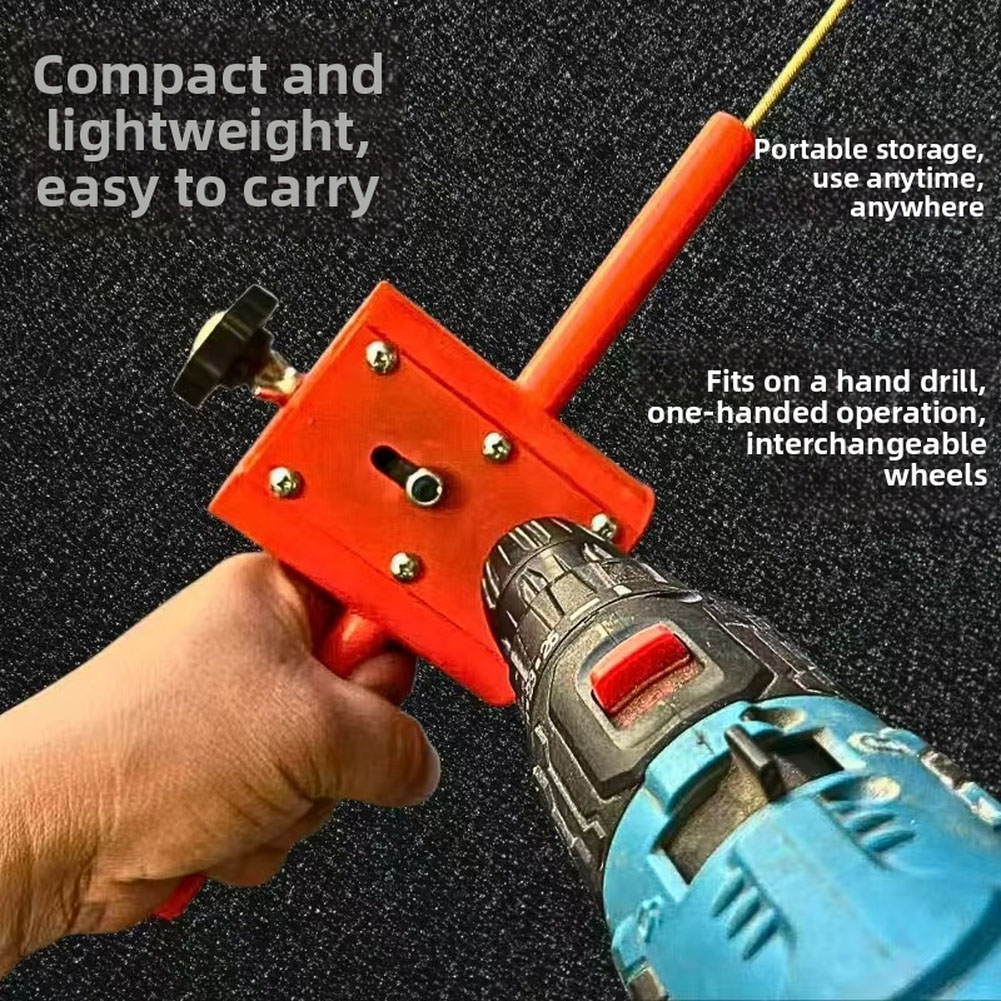 自動壁配線機 15フィートケーブルプーラー アルミ合金パイプ - Pipe Threading Machine のレビューと価格