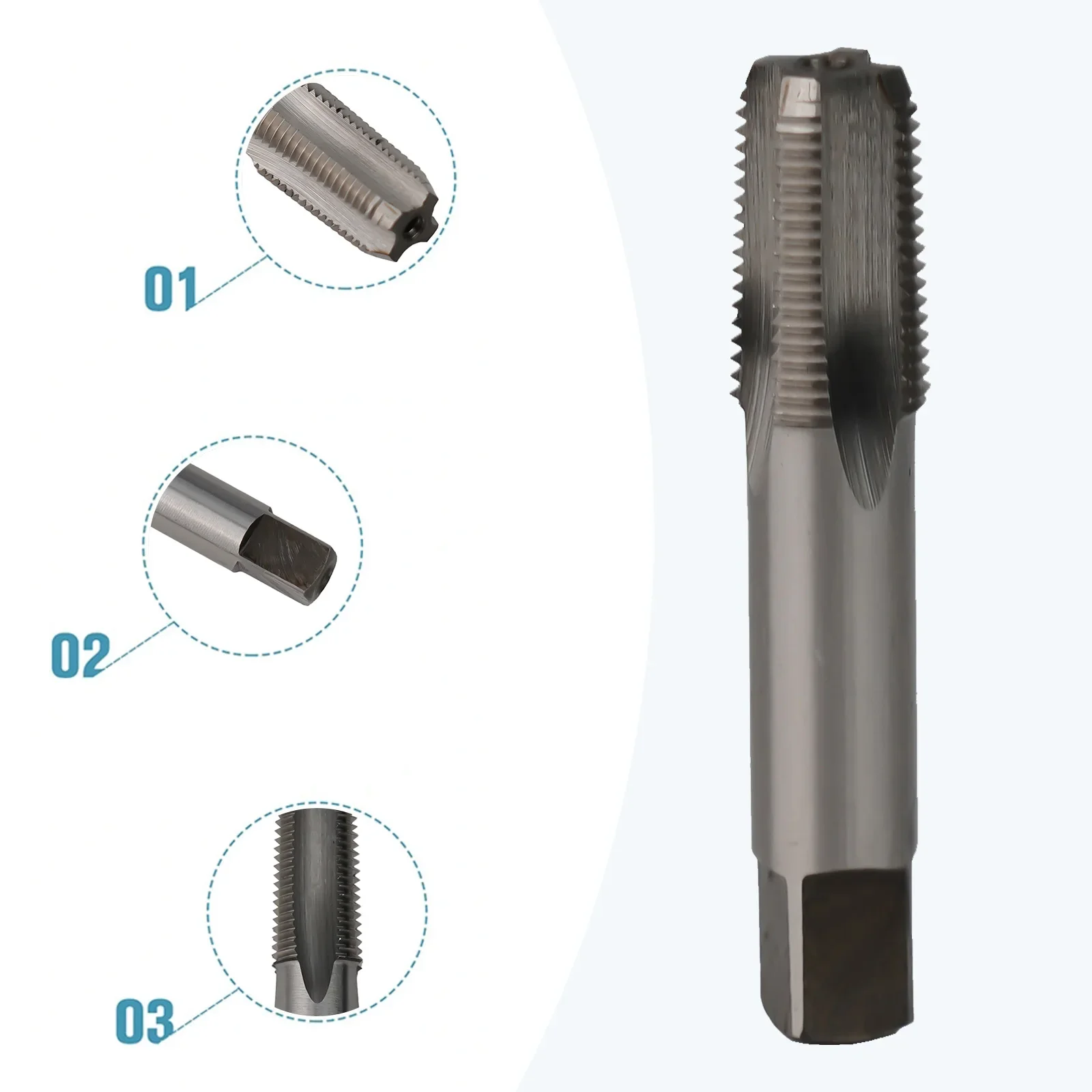 1/8-27 NPTタップ HSSテーパーパイプねじタップね - Pipe Threading Machine のレビューと価格